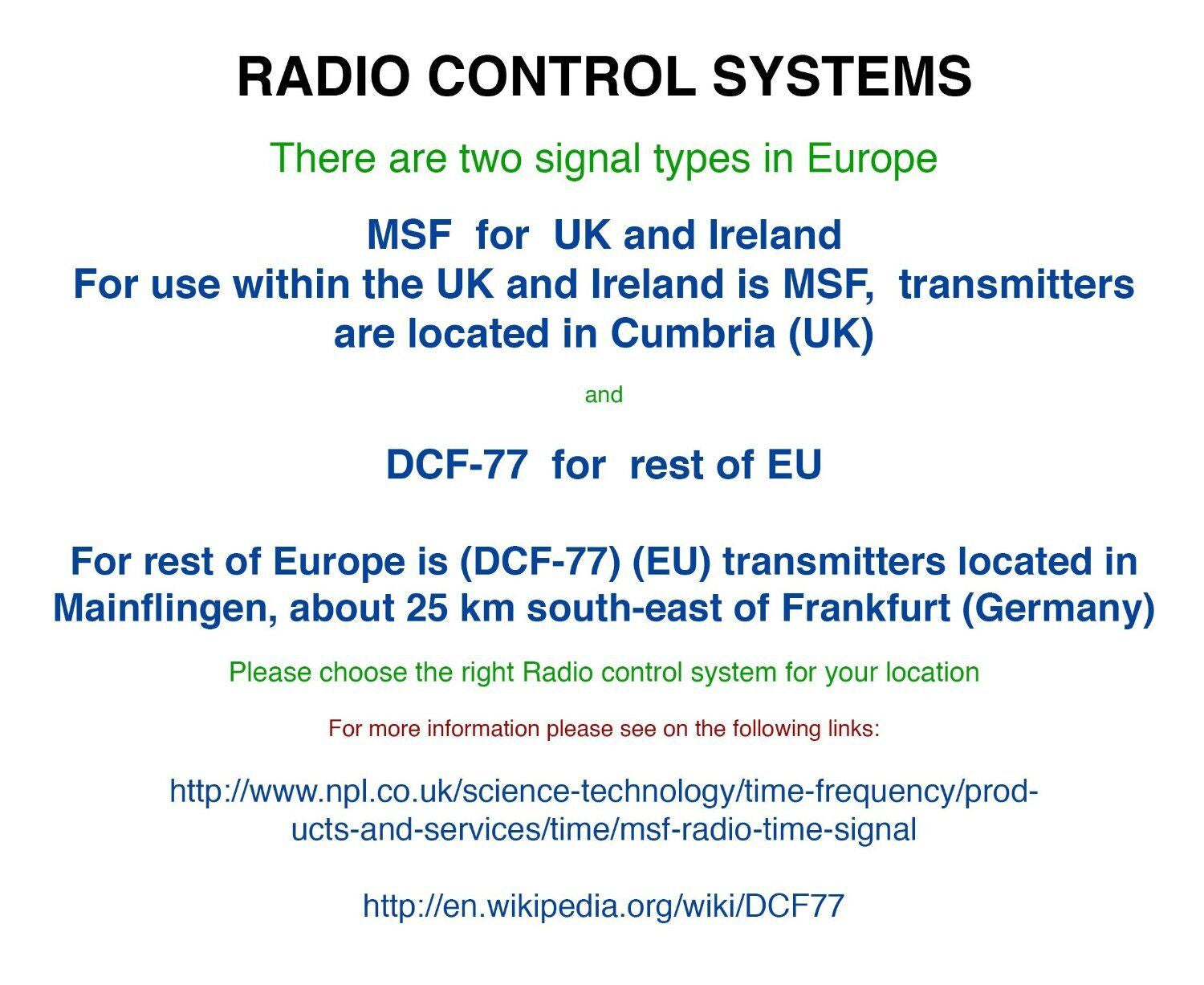 Jumbo LCD Radio Controlled Wall Clock with Temperature and Humidity Display