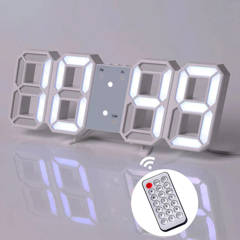 Nordic Digital Alarm Clocks Wall Clocks Hanging Watch Snooze Table Clocks Calendar Thermometer Electronic Clock Digital Clocks