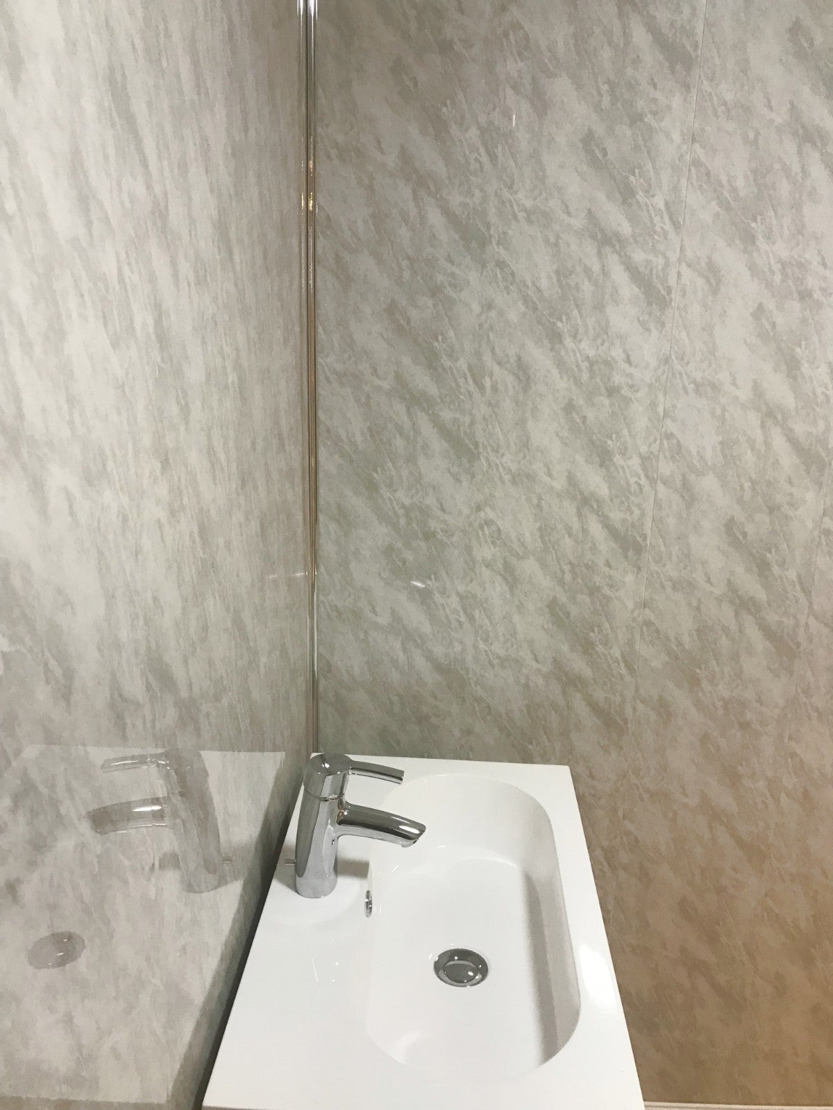 10 White Black Grey Sparkle & Marble Shower Wall Panels PVC Bathroom Cladding