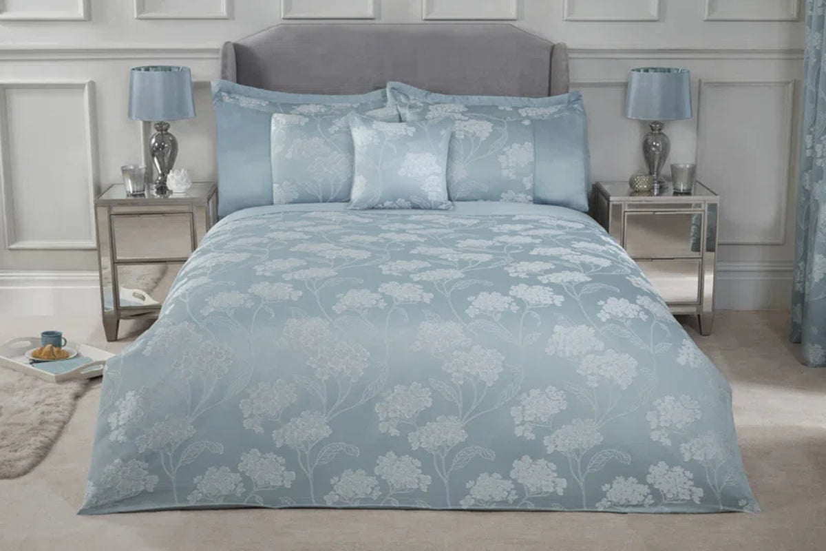 Blossom Satin Floral Bedding with Pillowcases