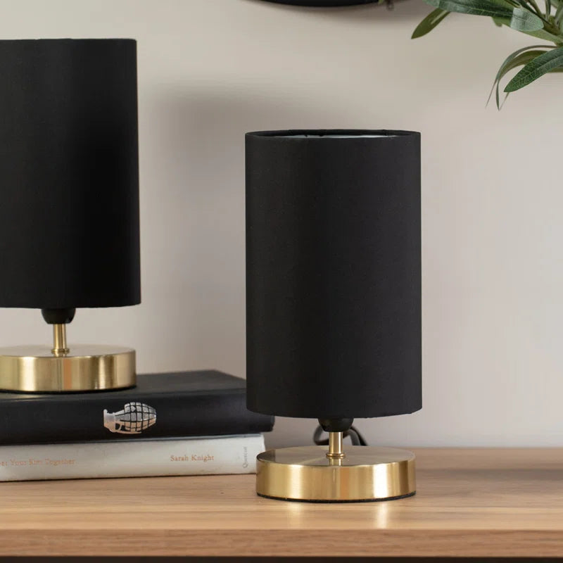 Romica Pair of Touch Table Lamps with Fabric Shades