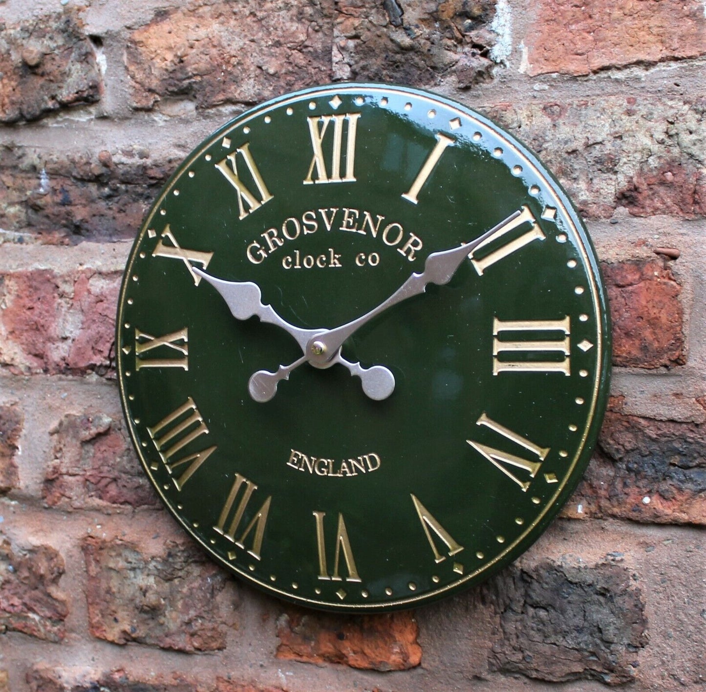 Outdoor Indoor Garden Wall Clock Station Hand Painted Church Clock Home Decor