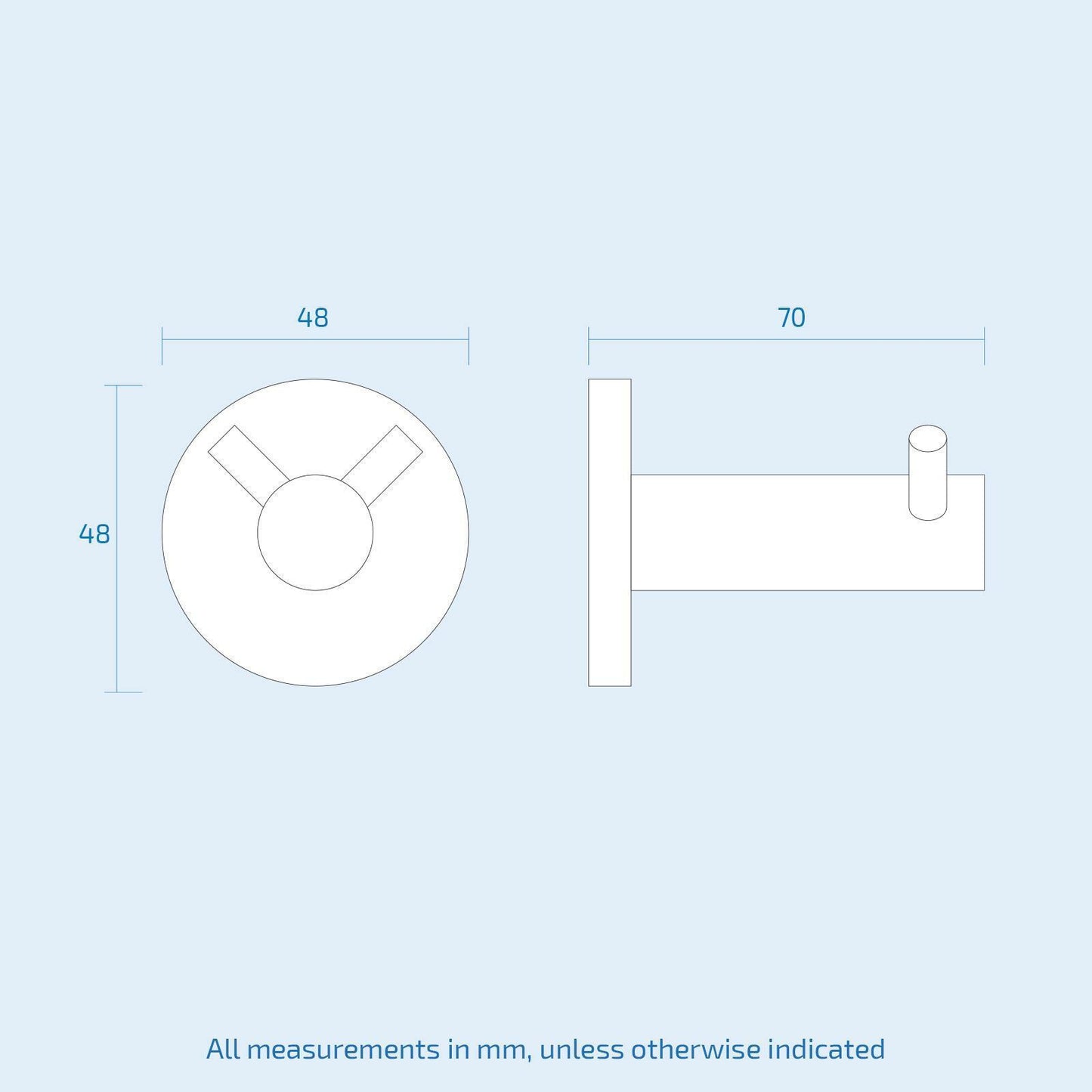 Modern round Black Matte Bathroom Accessories