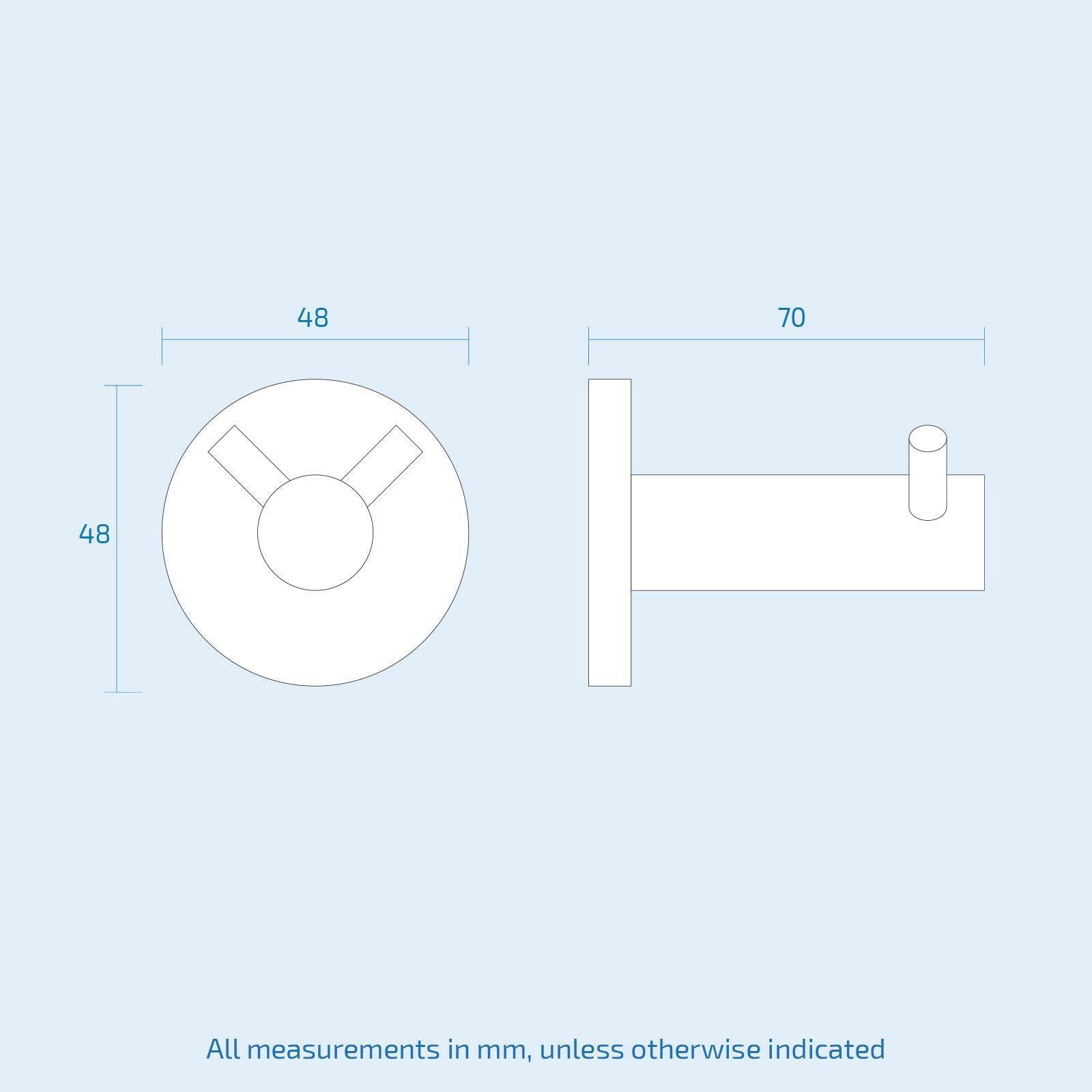 Modern round Black Matte Bathroom Accessories