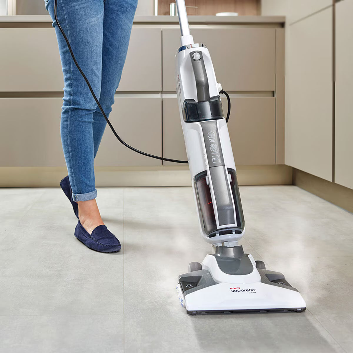 Vaporetto 3 Clean Corded Vacuum Steam Cleaner, PTG0078