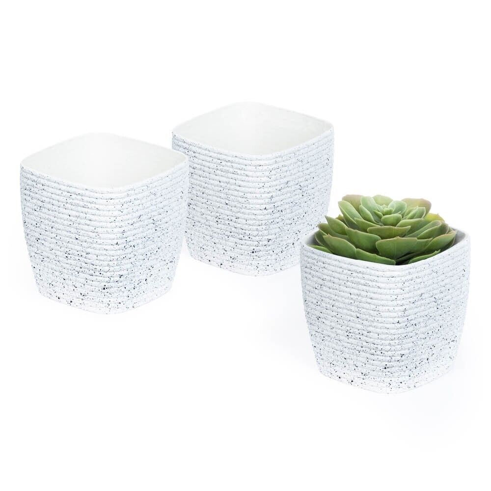 LIVIVO Plastic Garden Flowerpot, Planter Basket for Indoor & Outdoor Plants
