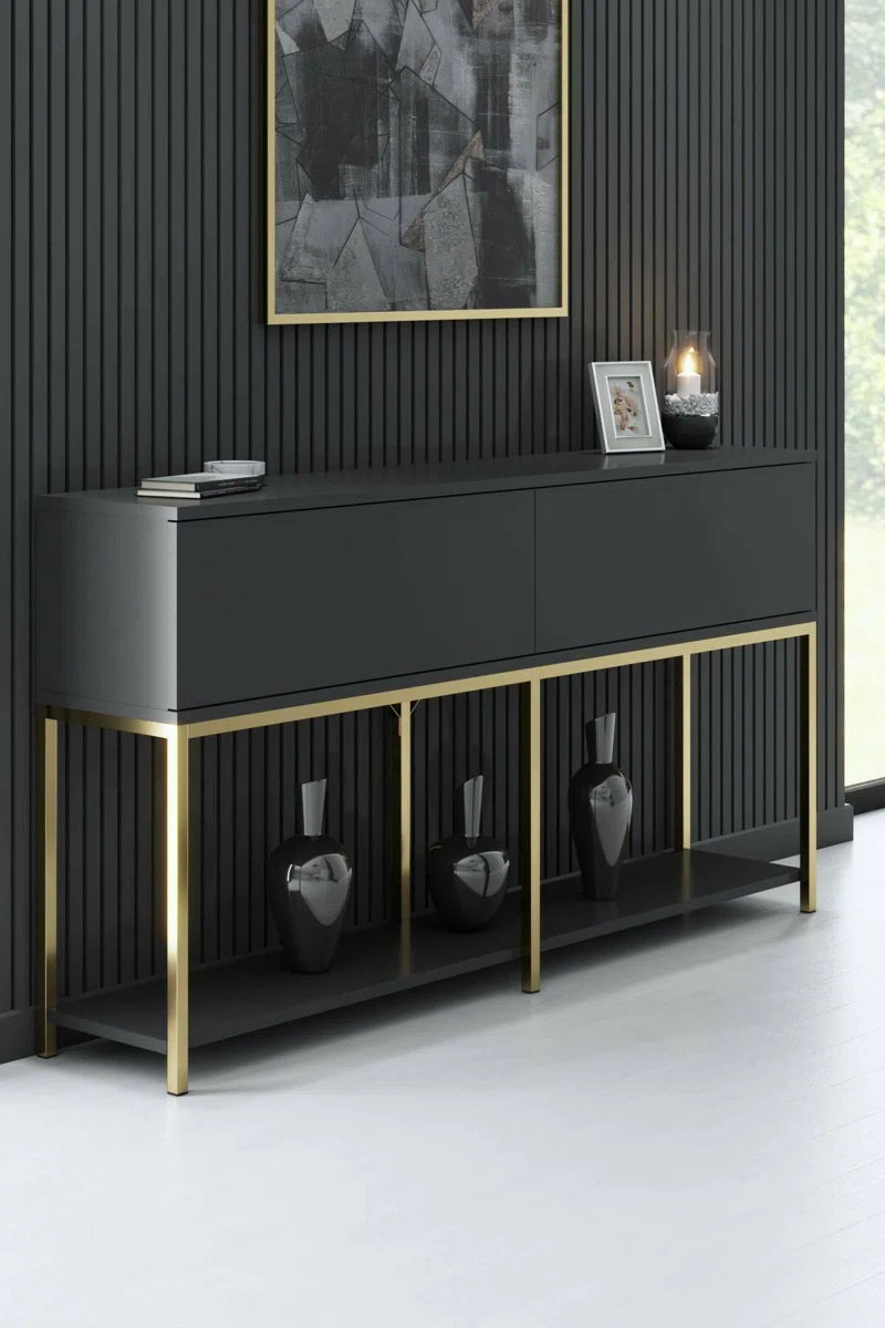 Sideboard Djimsit, Living Room Buffet, Living Room Sideboard, 150X30H80 Cm