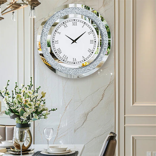 Annwyn Glass Wall Clock
