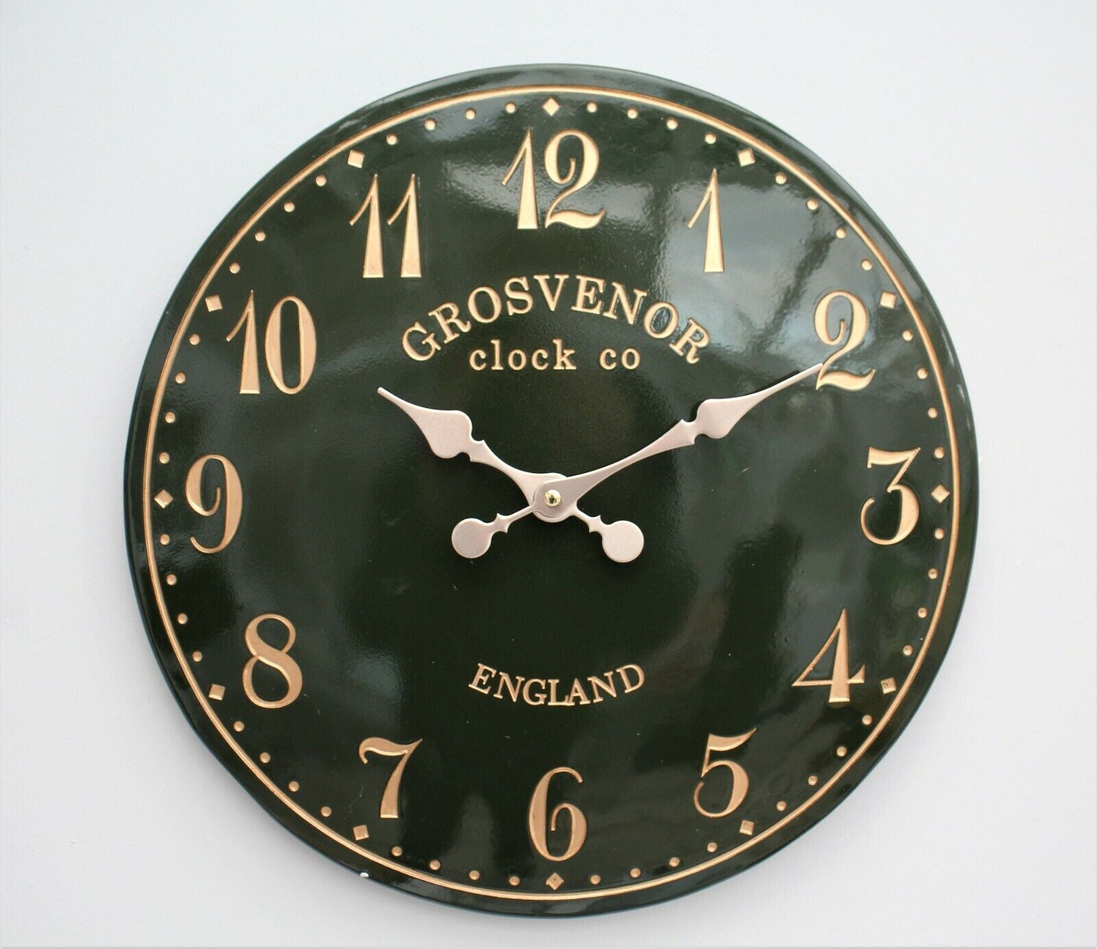 Outdoor Indoor Garden Wall Clock Station Hand Painted Church Clock Home Decor