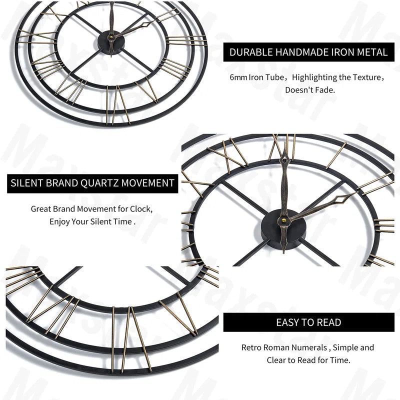 Ajman Metal Wall Clock