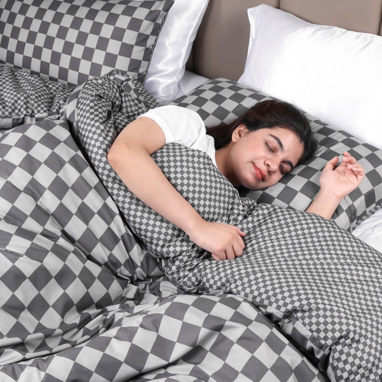 Luxury Reversible Duvet Cover Quilt Cover Bedding Set Single Double King Size