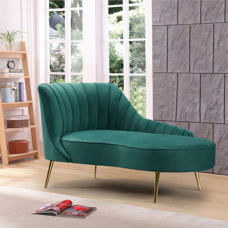 Barfleur Velvet Chaise Lounge