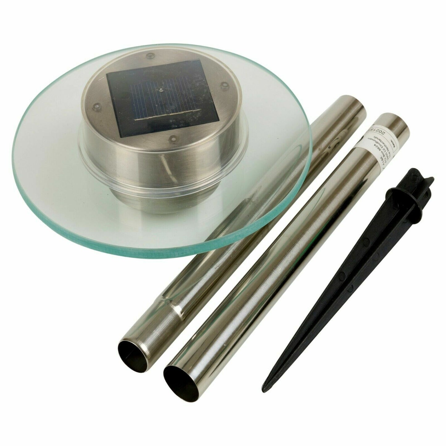 4 X 55Cm Tall LED Solar Powered Outdoor Garden Lights Garden Pathway Lamp Post