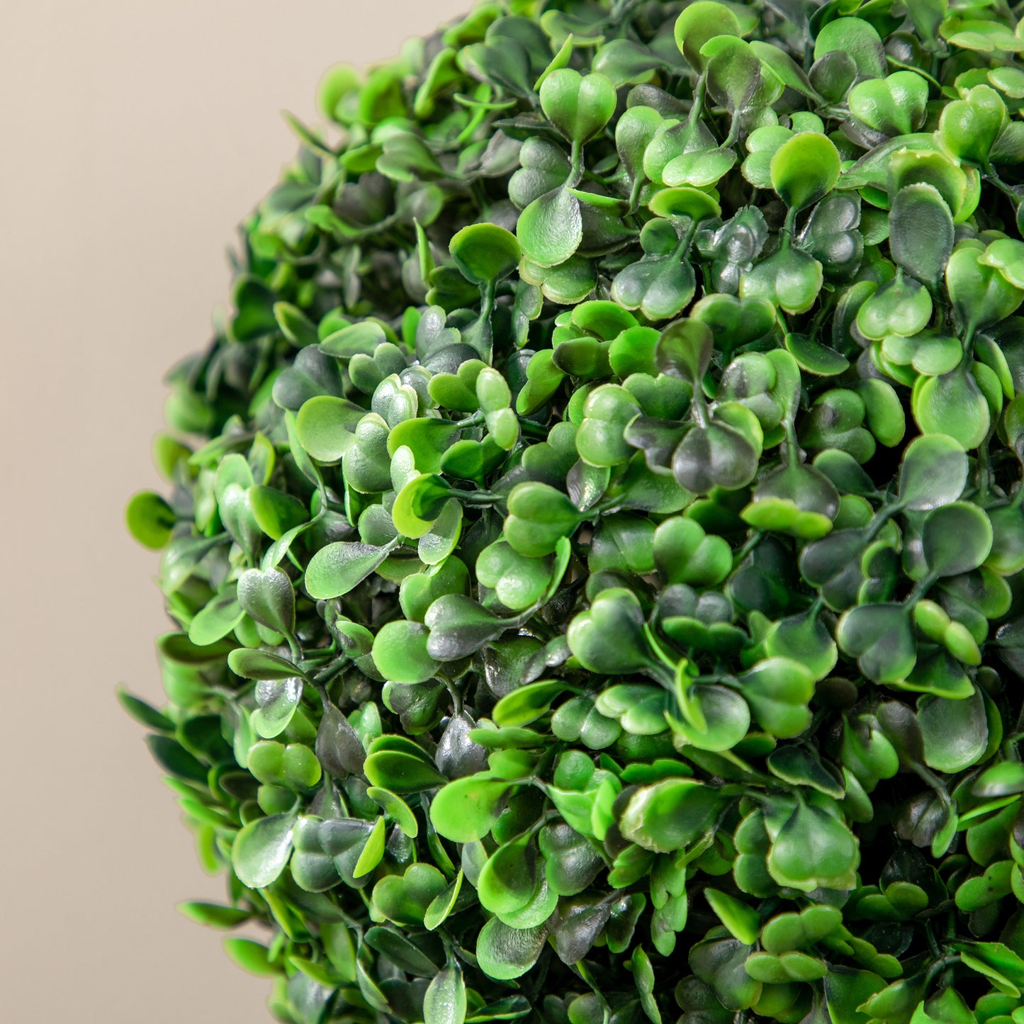 Set of 2 Decorative Artificial Plants Boxwood Ball Trees for Indoor Outdoor
