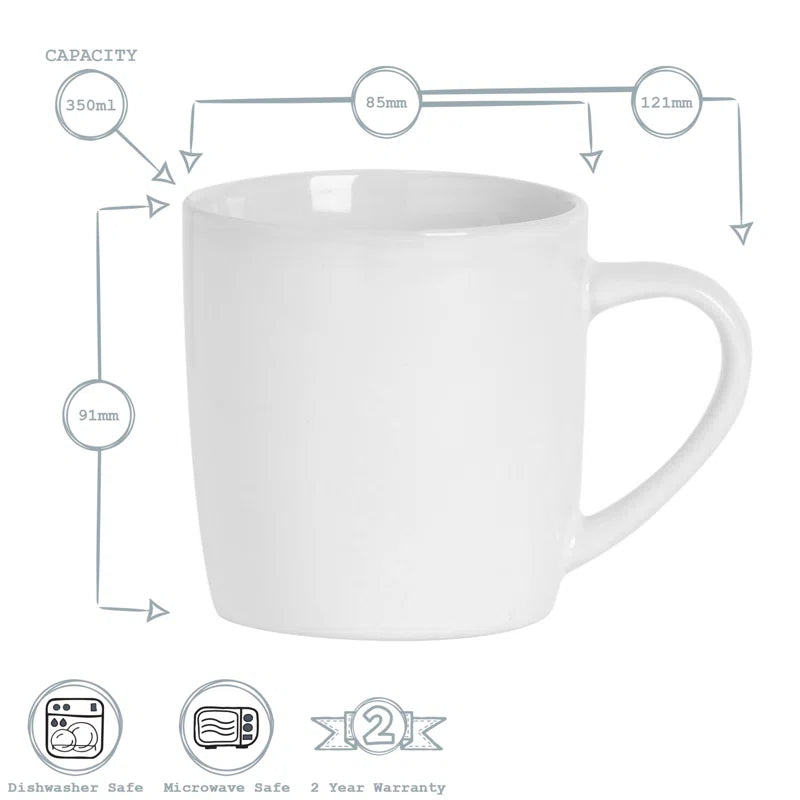 - Coloured Coffee Mugs - 350Ml