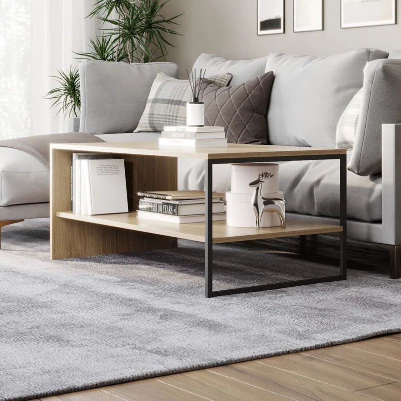 Pragiya 2 - Piece Solid Wood Living Room Table Set