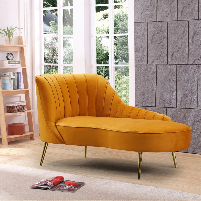 Barfleur Velvet Chaise Lounge
