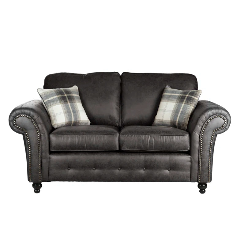 Bodnar 2 - Piece Faux Leather Living Room Set