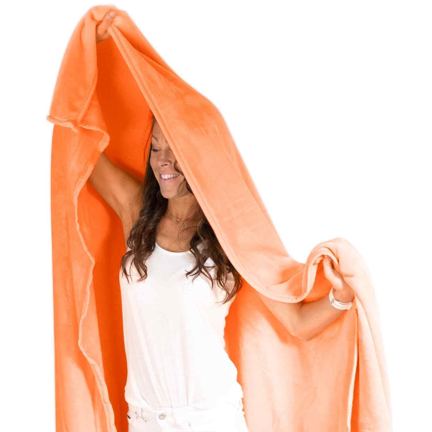 Large Blanket Fleece Throw Sofa Bed Luxury Soft Warm for Winter Single Double UK