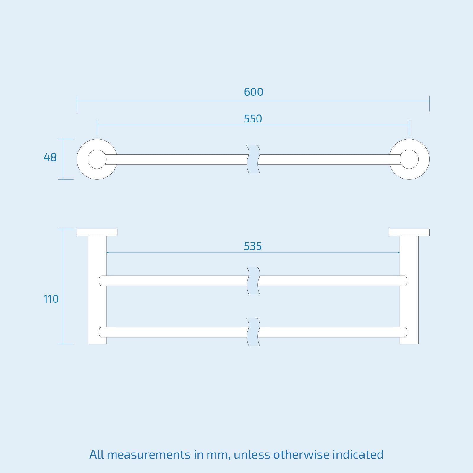 Modern round Black Matte Bathroom Accessories