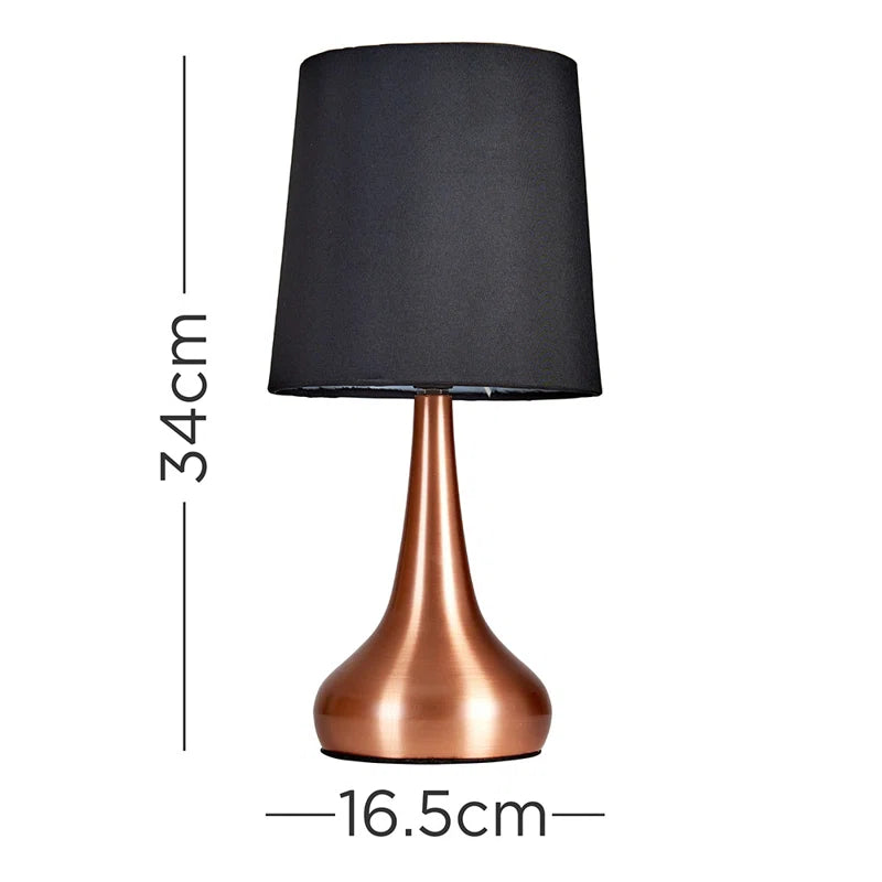 Shellcove 34Cm Copper Table Lamp