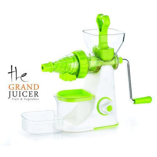 Manual Juicer Fruits & Vegetable Juicer with Steel Handle Green