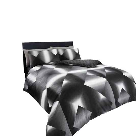 Cotton Blend Geometric Shapes Duvet Cover with Pillowcases
