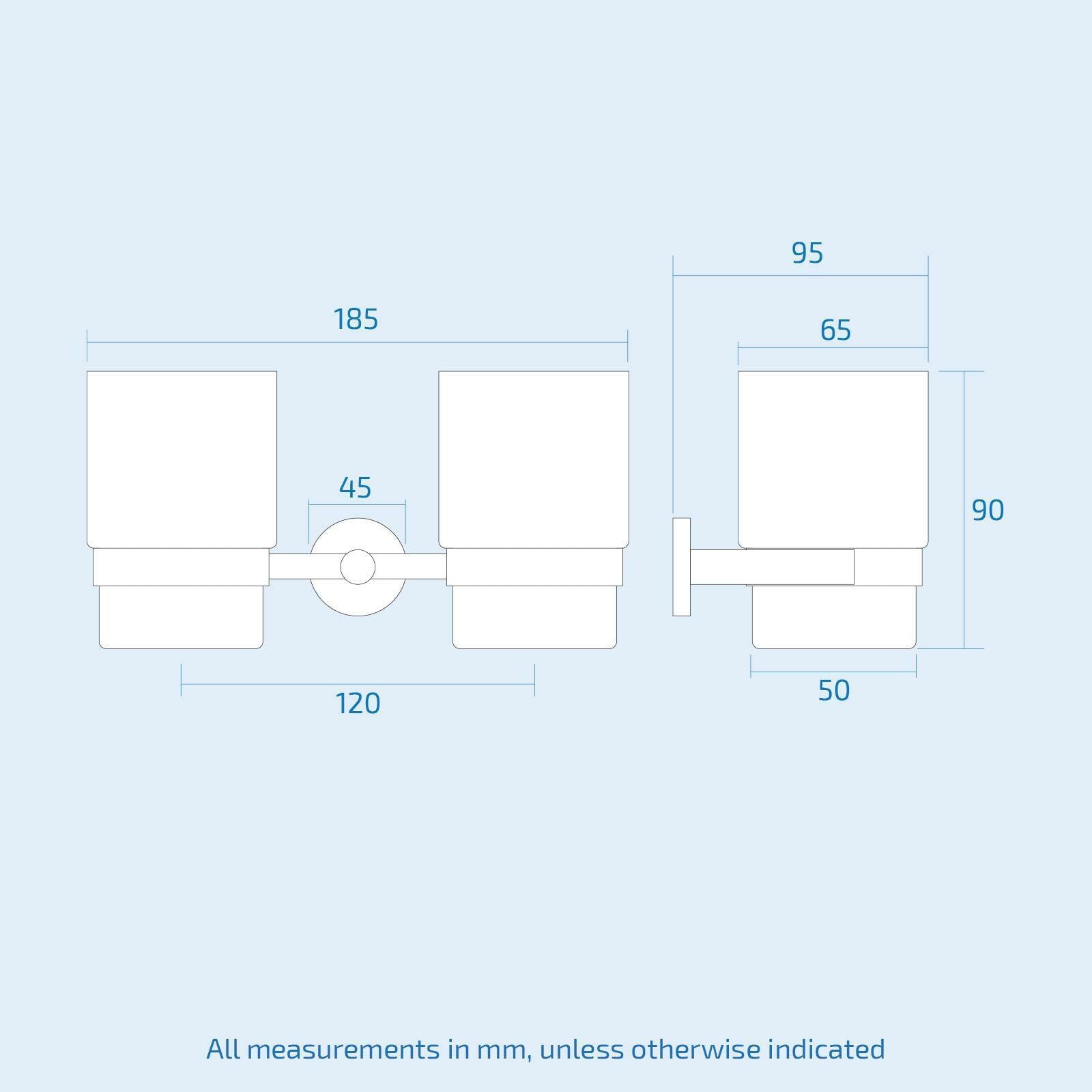 Modern round Black Matte Bathroom Accessories