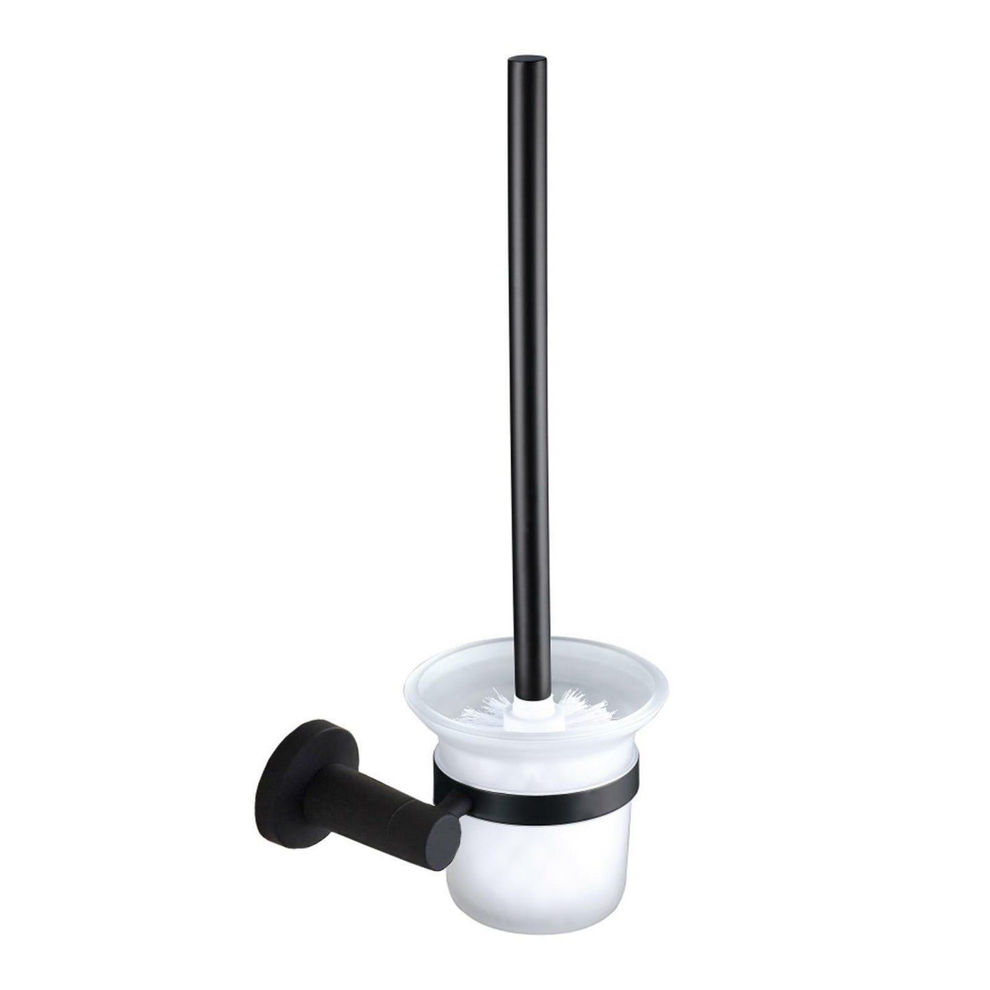 Modern round Black Matte Bathroom Accessories