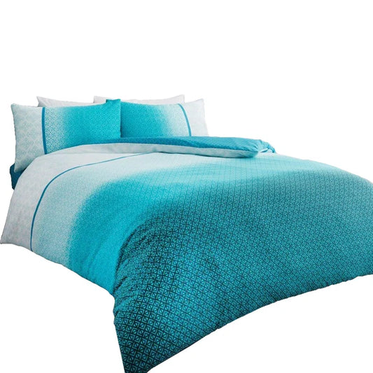 Cotton Blend Geometric Shapes Duvet Cover Set with Pillowcases