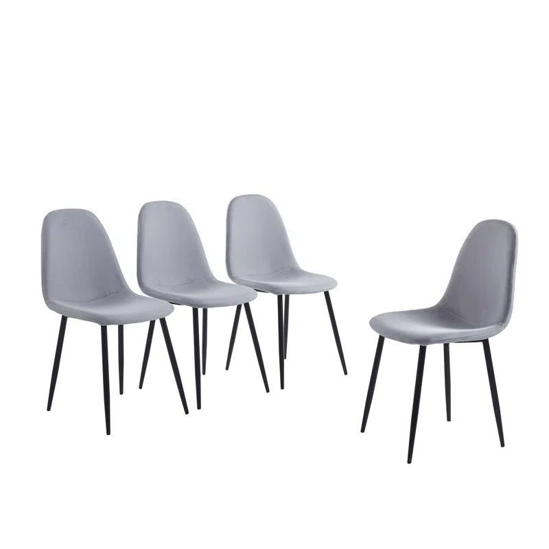 Mose Cullompton Small round Dining Table (TAB202, 90Cm) with 4 Chairs (CHA502-SGY)