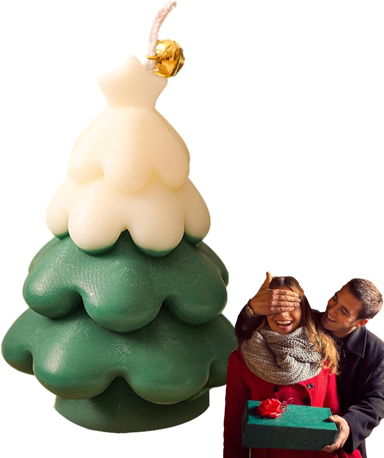 Christmas Tree Candles, Christmas Scented Candles, Aromatherapy Candles for the Table, Aromatherapy Candle, Scented Candle, Smokeless, Plant Fragrance for Living Room