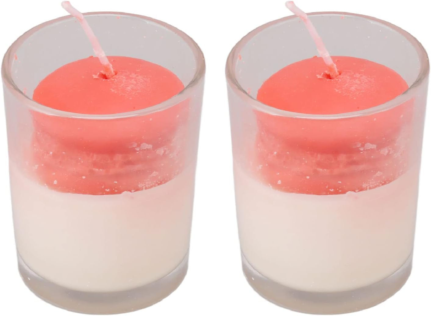 Soy Scented Aromatherapy Candle Gifts, Low Temperature Ease Mood Purify Indoor Air Set of 2 Smokeless Soy Aromatherapy Candles for Meditation (Type C Macaroon)