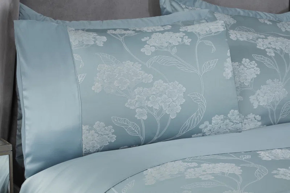 Blossom Satin Floral Bedding with Pillowcases