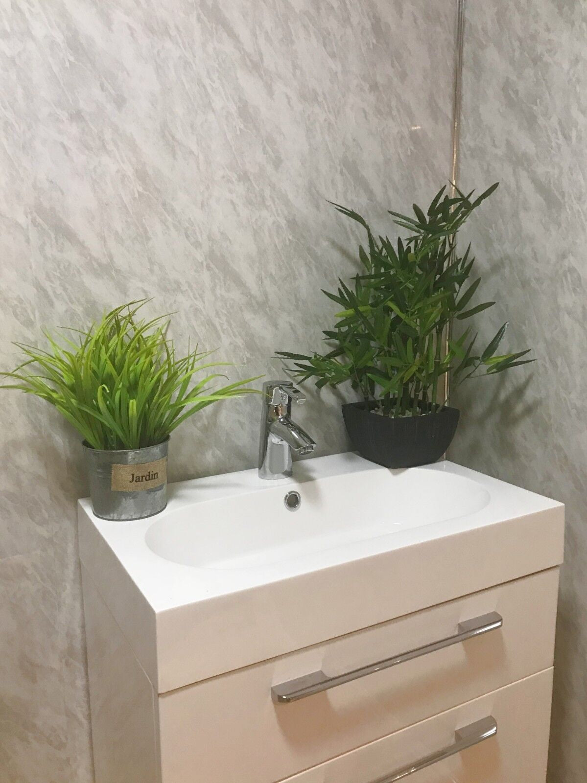 10 White Black Grey Sparkle & Marble Shower Wall Panels PVC Bathroom Cladding