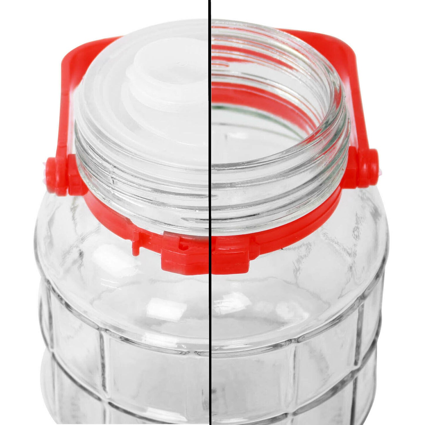 Large Glass Pickle Preserve Jars Airtight Storage Beverage Food Containers Jar