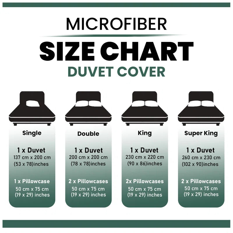 Polyester Geometric Duvet Cover with Pillowcases