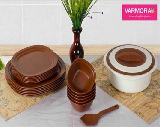 21Pc Outdoor Dinner Set - Indoor/Outdoor