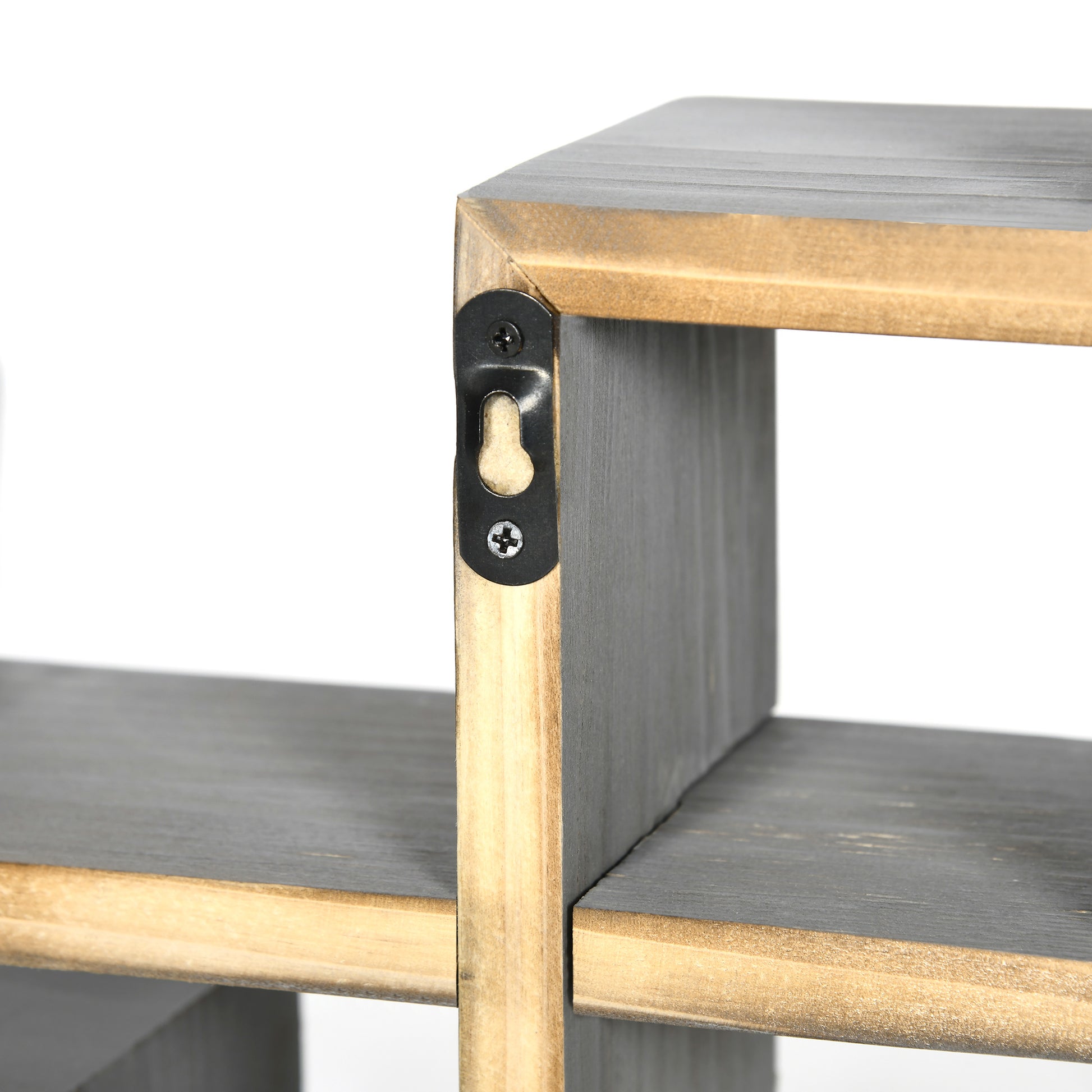 Wall Mounted Interlocking Cube Shelves, Display Wall Shelf for Living Room