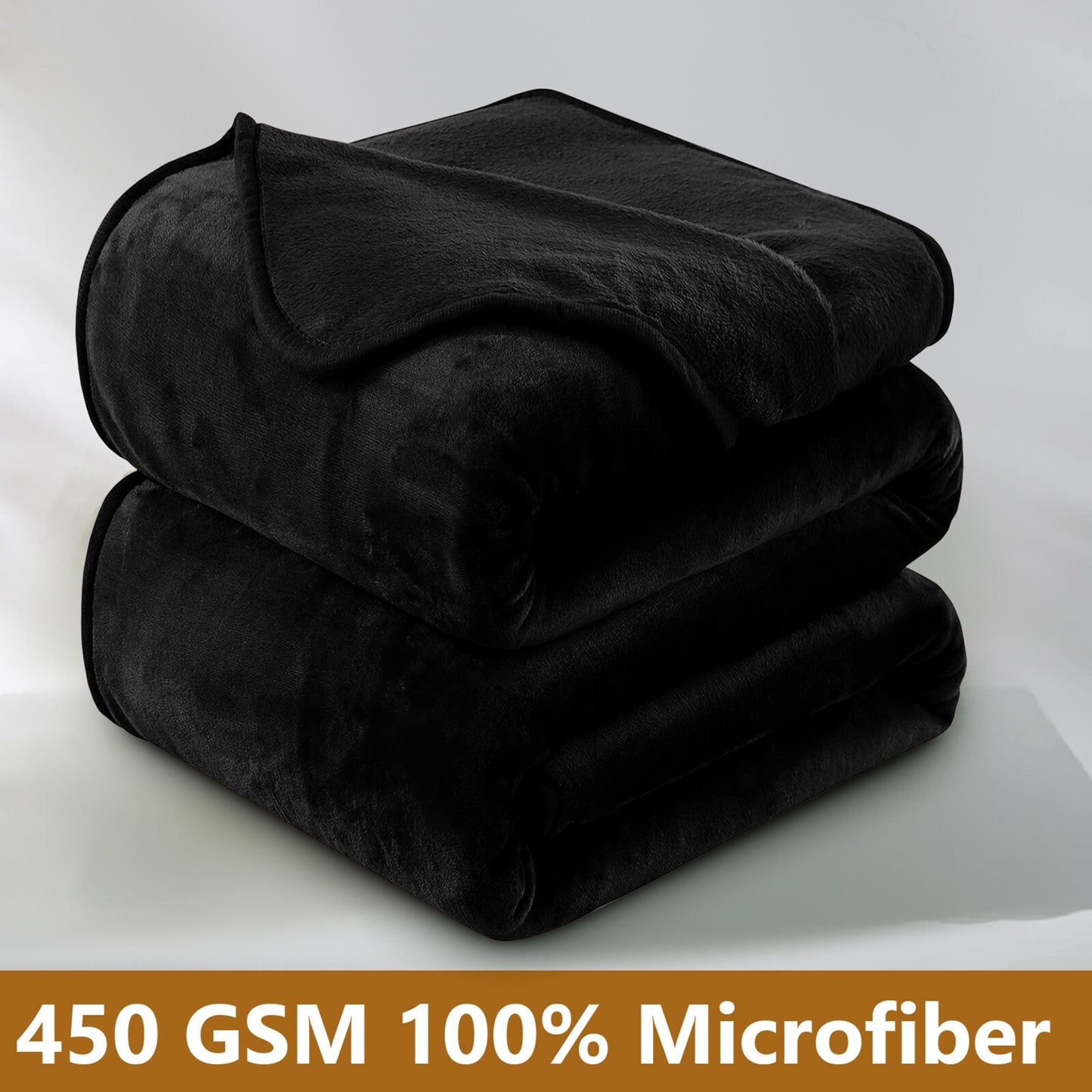 Large Fleece Blanket Throw Reversible Soft Warm Bed Sofa Blanket Double & King