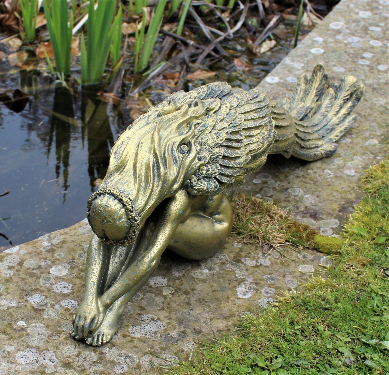 Garden Ornaments Fairy Angel Statue outside Home Decor Patio