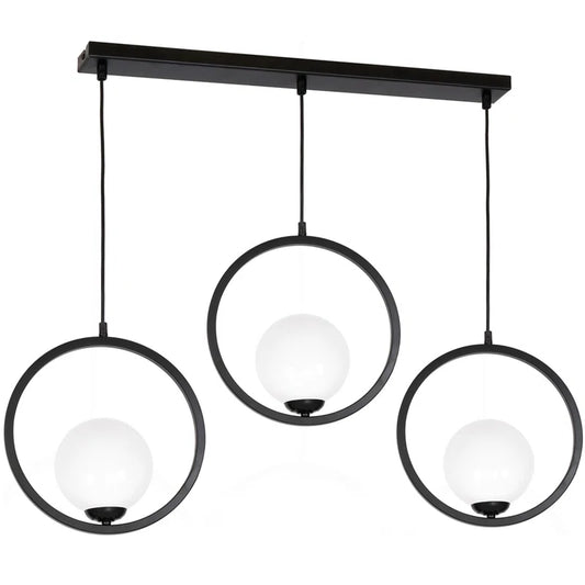 Alvey 3-Light Kitchen Island Globe Pendant