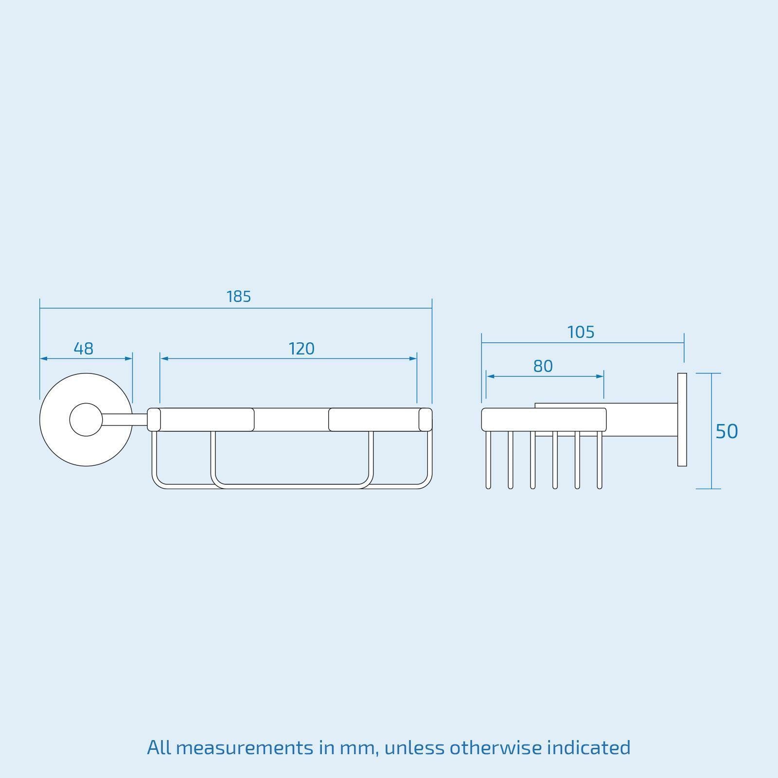 Modern round Black Matte Bathroom Accessories