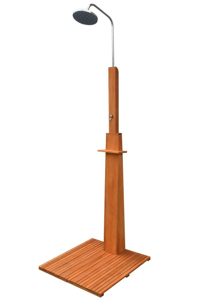 Eucalyptus Freestanding Outdoor Shower