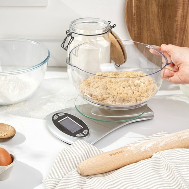 Salter Electronic Kitchen Scale & Jug 5Kg Capacity Easy Read Weigh Food & Liquid