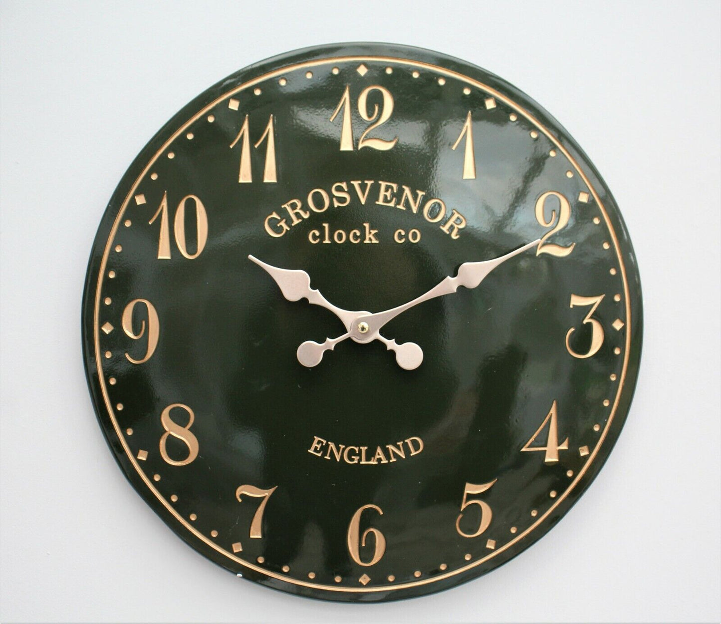 Outdoor Indoor Garden Wall Clock Station Hand Painted Church Clock Home Decor