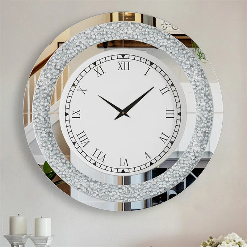 Annwyn Glass Wall Clock