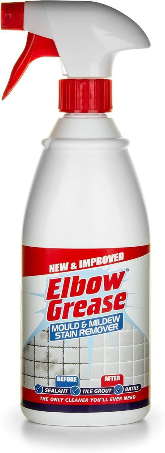 Elbow Grease Mould & Mildew Stain Remover Bathroom Kitchen Tiles Wall Cleaning