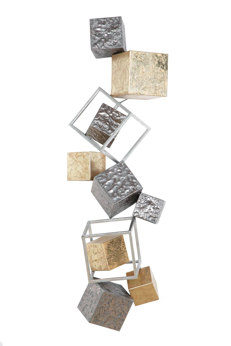 Handmade Glam Abstract Wall Decor on Metal