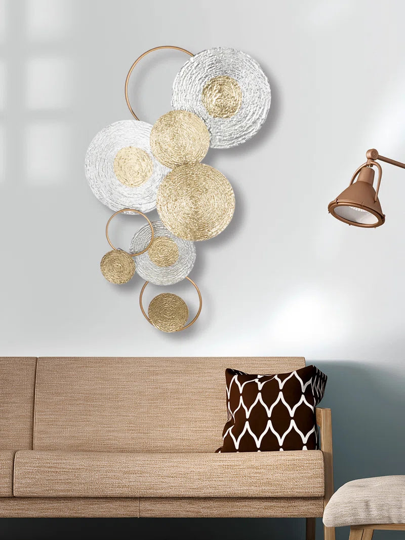Handmade Glam Abstract Wall Decor on Metal
